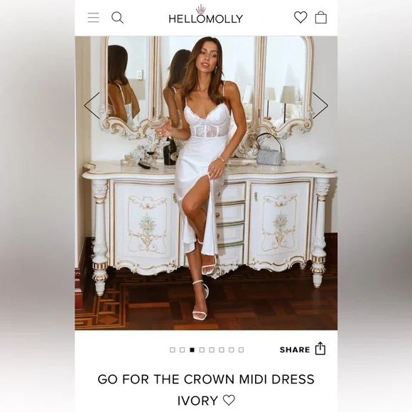 “Go for the Crown” Midi Dress from Hello Molly - Picture 1 of 8